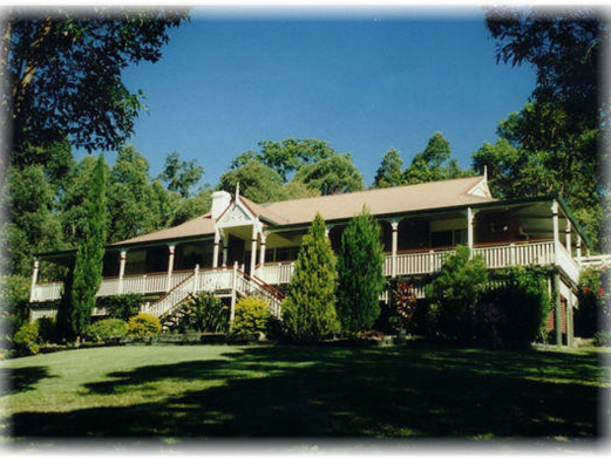 a tree in front of a house
