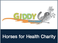 HorsesforHealthCharity- a close up of a logo
